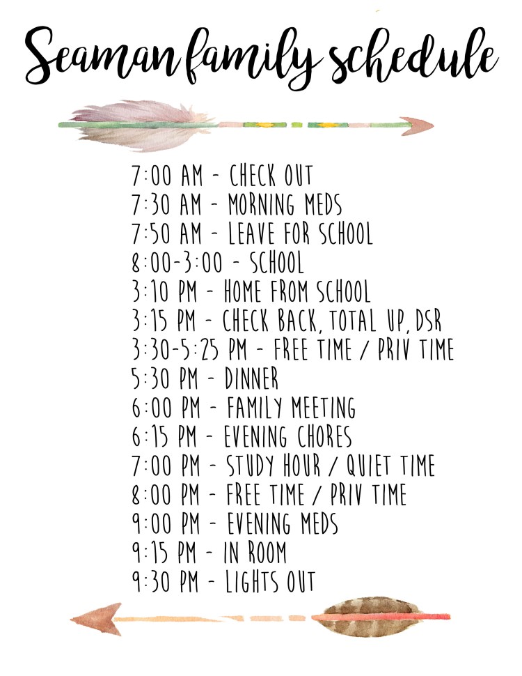 seamanfamilyschedule